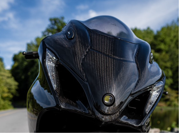 Hayabusa 2022+ Carbonfiber full face Motorfix