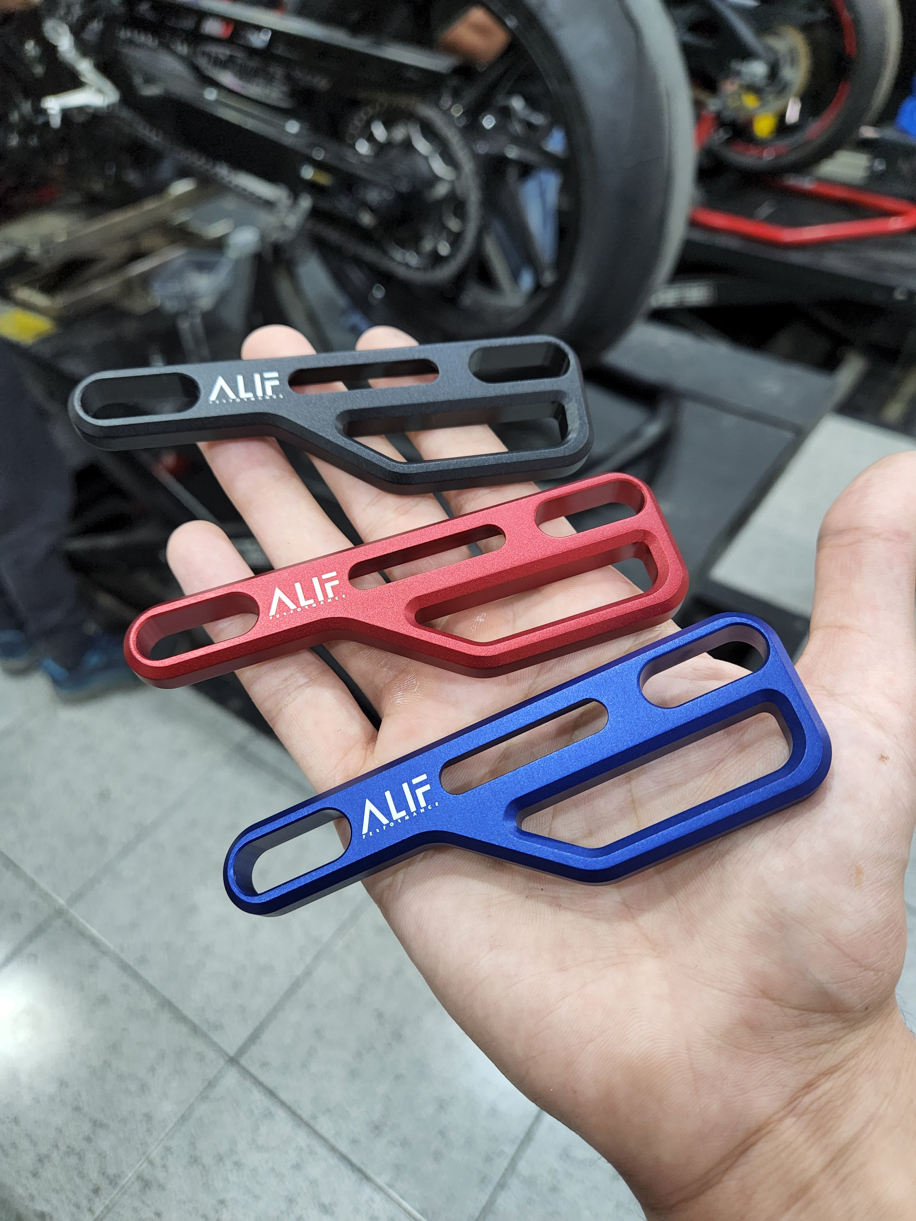 Alif Performance Universal Footpegs Hook/Go-Pro Mounts