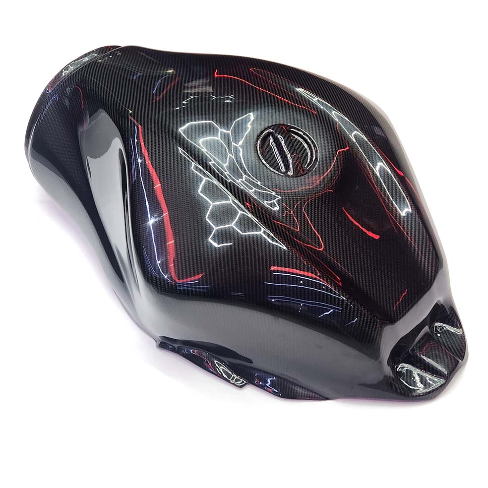 Kamikaze 2021+ Suzuki Hayabusa Low Profile Carbon Fiber Fuel Tank