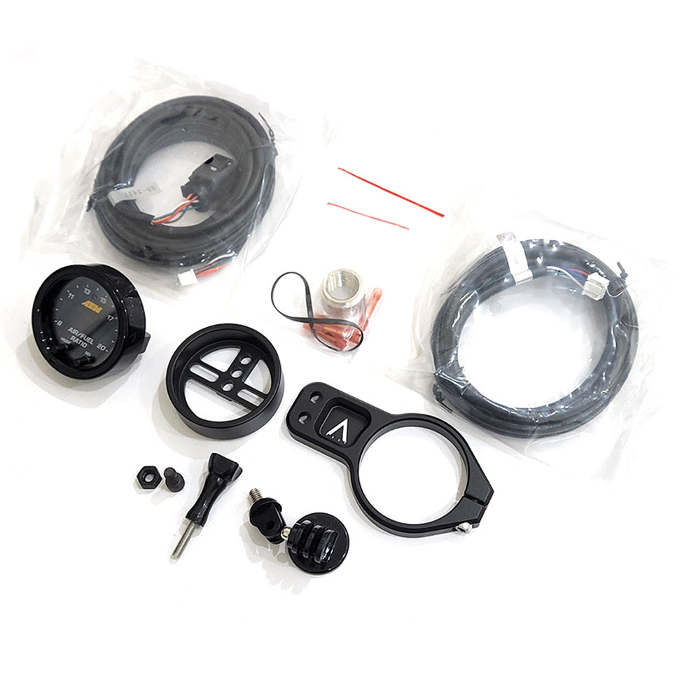 Alif Performance Universal 50mm Fork Gauge Mount Kit - (With 30-0300 AEM Gauges Kit)