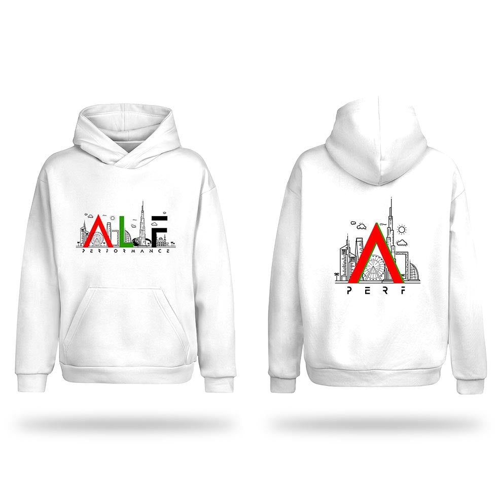 Alif Performance UAE Hoodie - White